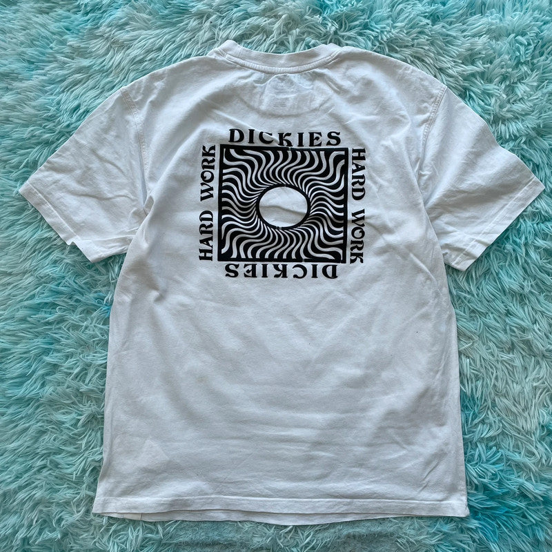 White Dickies Graphic T Shirt - Medium