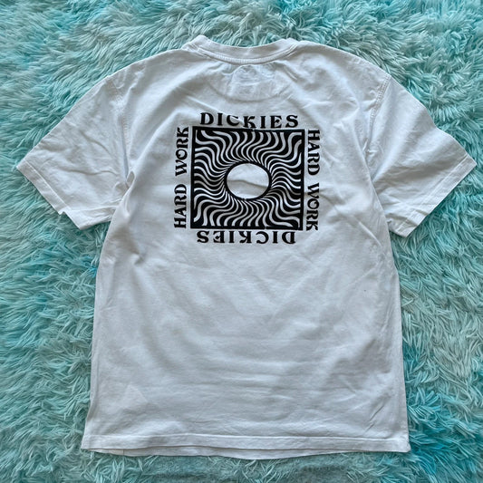 White Dickies Graphic T Shirt - Medium