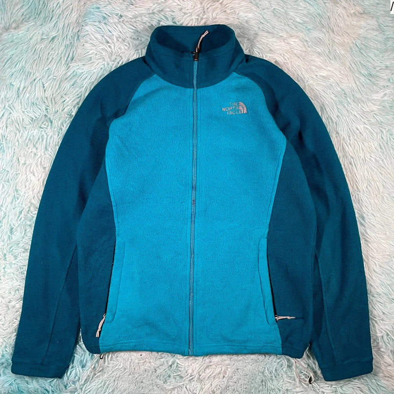 Blue & Navy The North Face Fleece Jumper Full Zip - Large