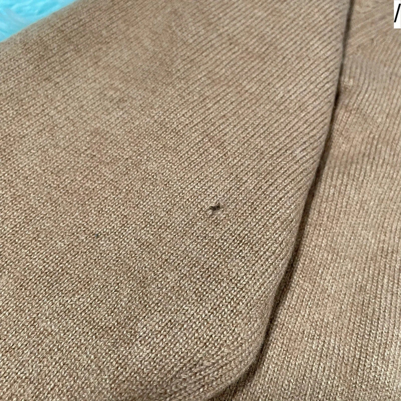 Vintage Brown Hackett Wool Knitted Jumper - Medium