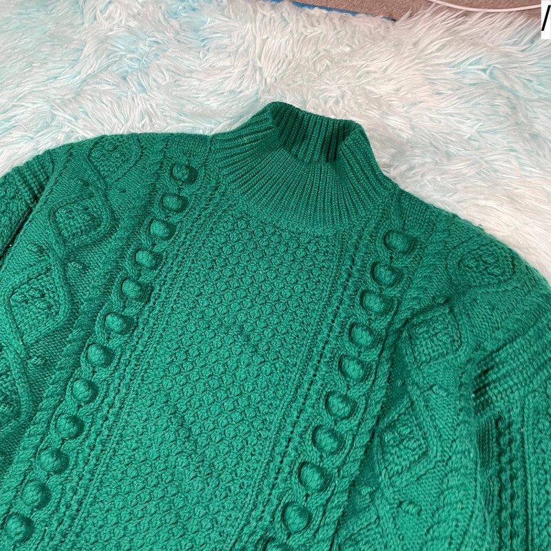 Green Le Maille Sezane Knitted Jumper - Small