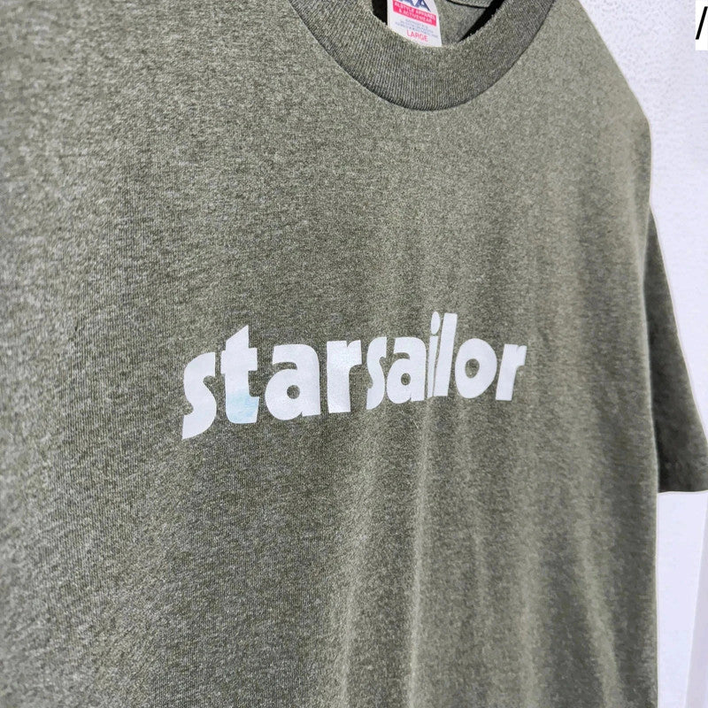 Vintage Khaki Starsailor Graphic T Shirt - Large