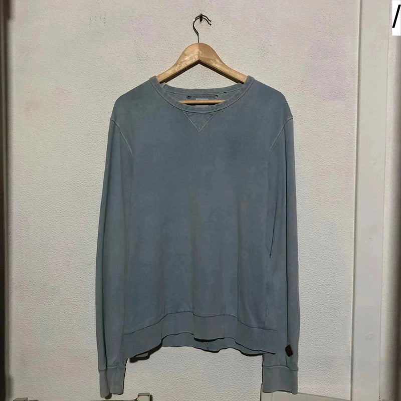 Vintage Light Blue CP Company Sweatshirt Plain - XXL