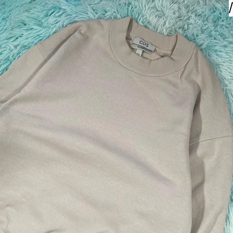 Cream Cos Baggy Sweatshirt - XS