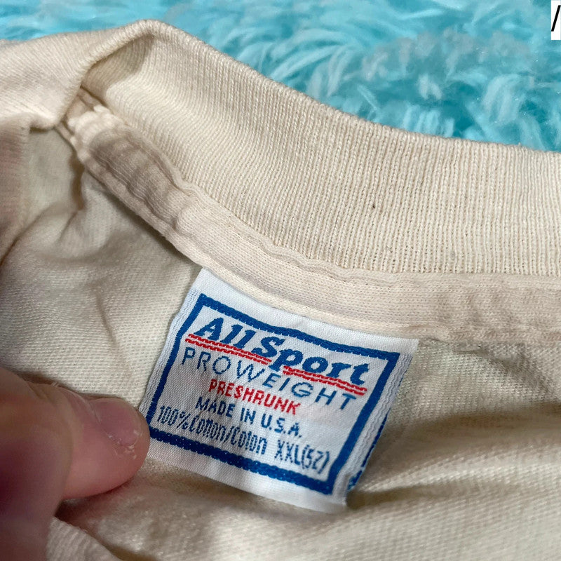 Vintage 90s White Graphic T Shirt - XXL