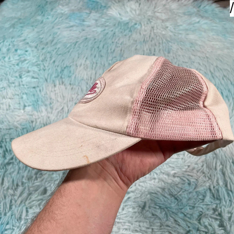 Pink & White Elle Cap Trucker