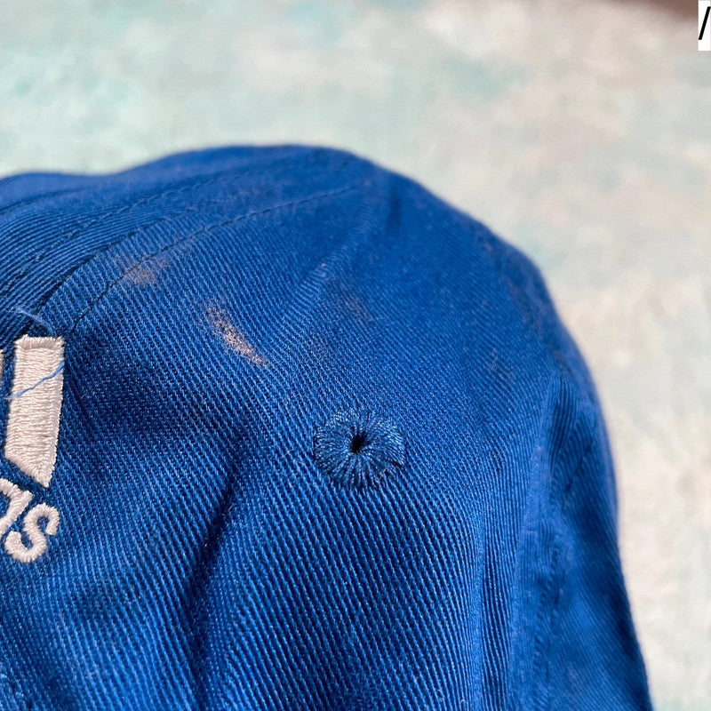 Deadstock Vintage 90s Schalke Cap Adidas Blue