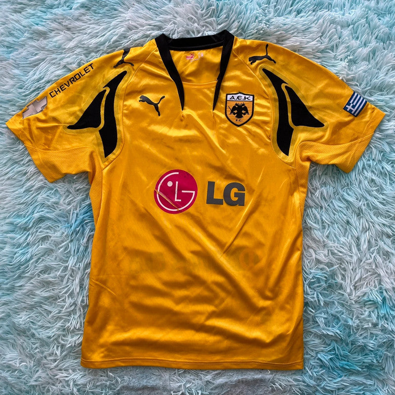 AEK Athens Football Shirt Home Kit Puma - Medium