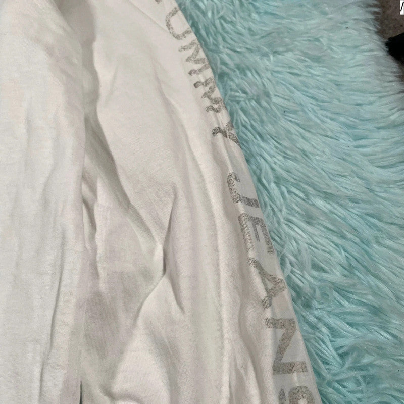 White Tommy Jeans Long Sleeve T Shirt - Large