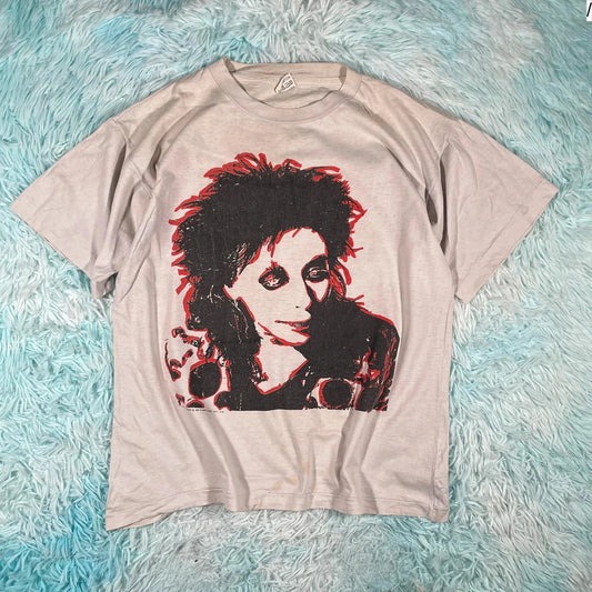 Vintage 1991 White The Cure T Shirt - XL