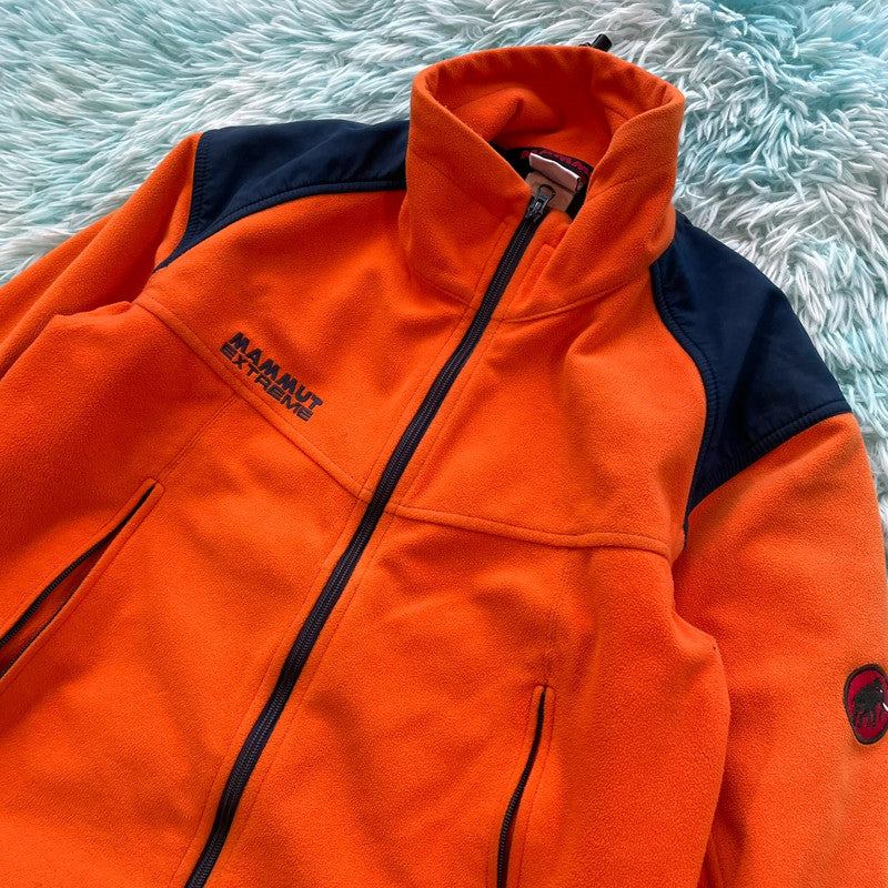 Vintage & Navy Mammut Fleece Jacket - Medium