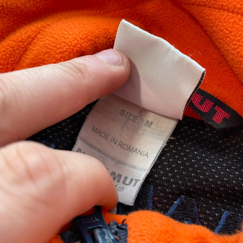 Vintage & Navy Mammut Fleece Jacket - Medium