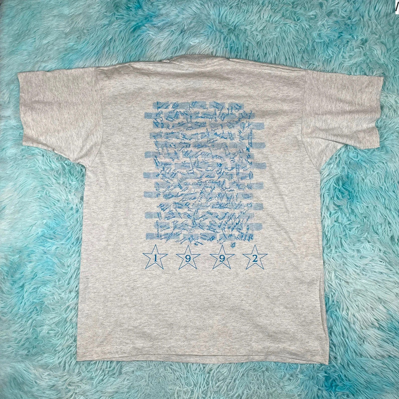 Vintage 90s Grey OHS Graphic T Shirt - XL