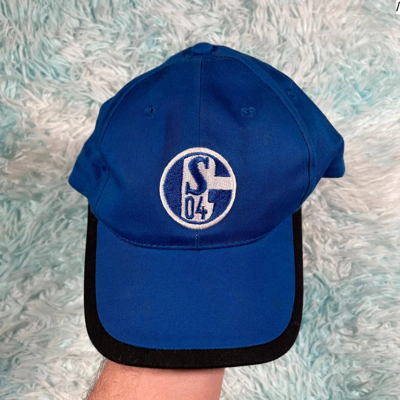 Vintage 90s Blue Schalke Adidas Cap