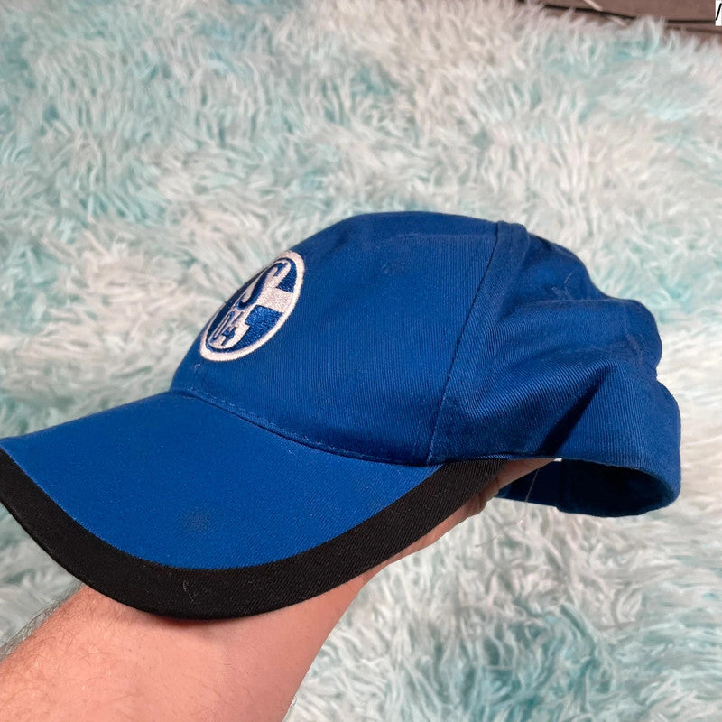 Vintage 90s Blue Schalke Adidas Cap