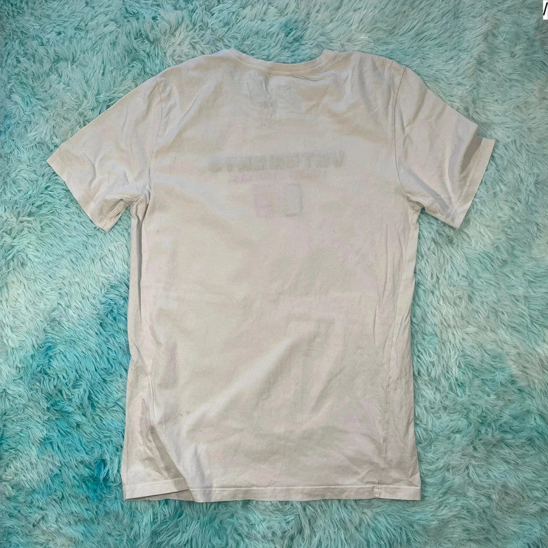 White Vetements Haute Couture T Shirt Spellout 2017