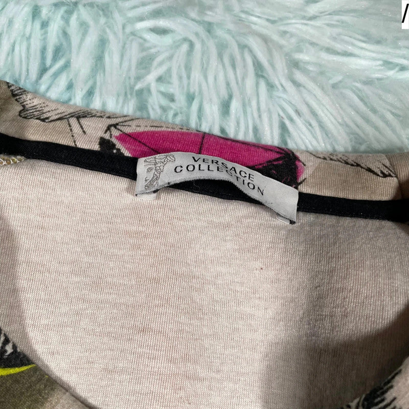Patterned Versace Collection Sweatshirt - Large