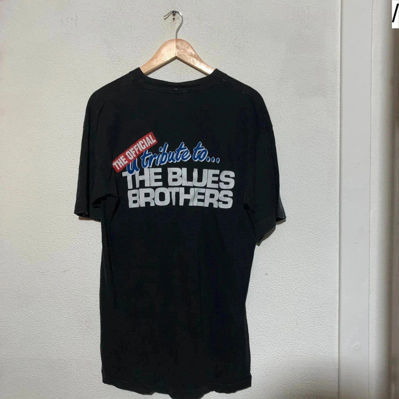 Vintage 90s Black Blues Brothers T Shirt - Large