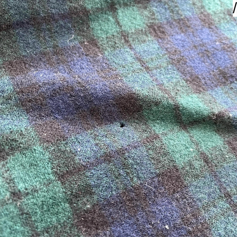 Vintage Green & Navy Pendleton Flannel Shirt - Large