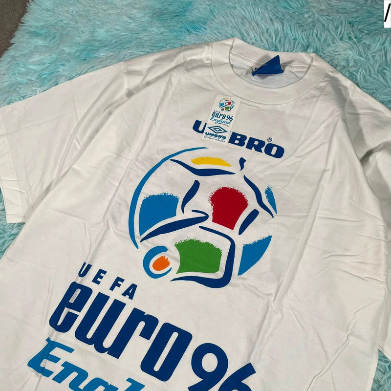 Deadstock Vintage 1996 World Cup Umbro Graphic T Shirt - XL