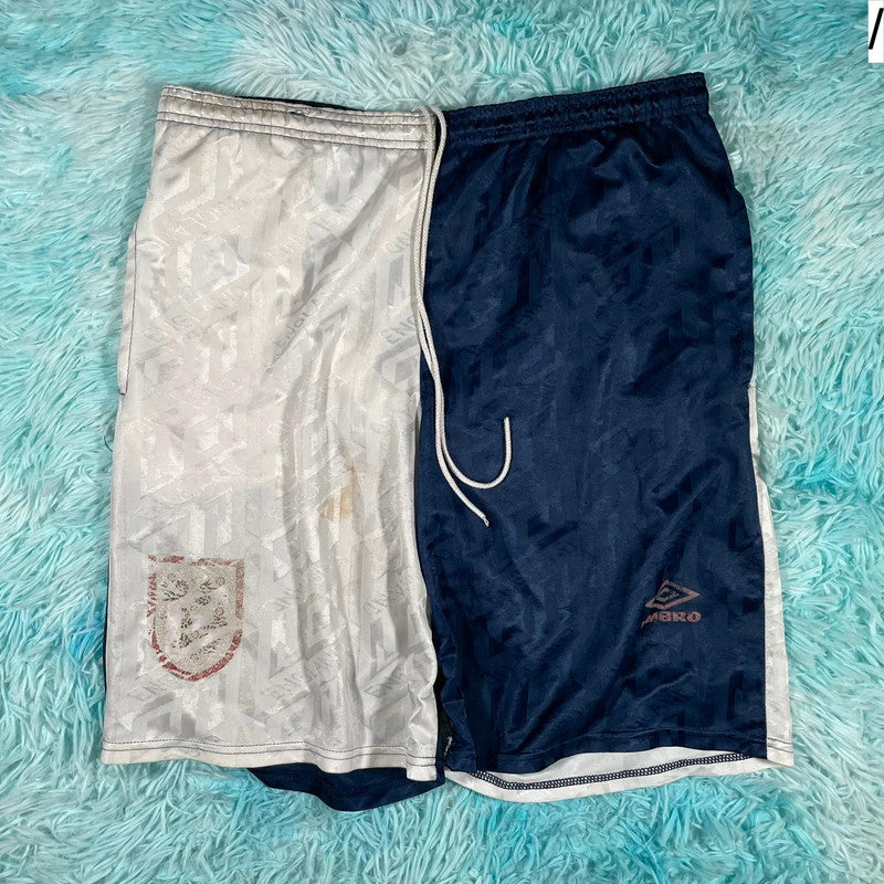 Vintage 90s England Umbro Football Shorts - Medium