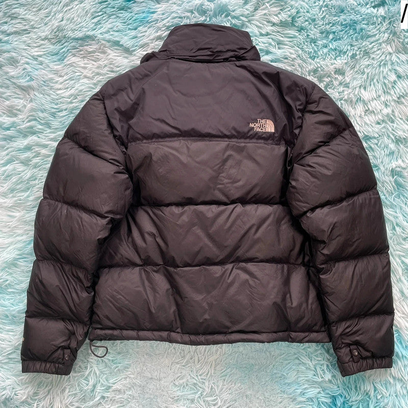 Black The North Face Nupste Puffer Jacket - Womens Medium