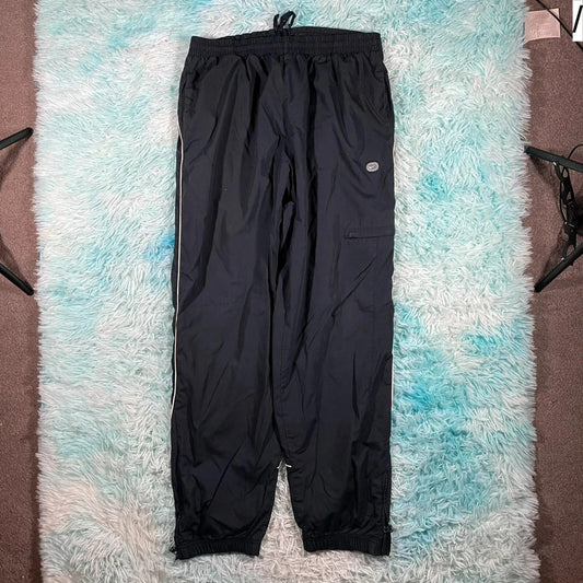 Vintage 00s y2k Navy Nike Tracksuit Bottoms - Large