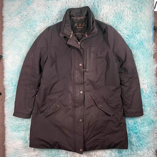 Black Barbour Raincoat - UK18