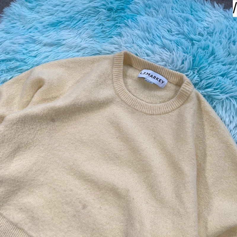 Yellow L.F. Markey Knitted Jumper - Size 10