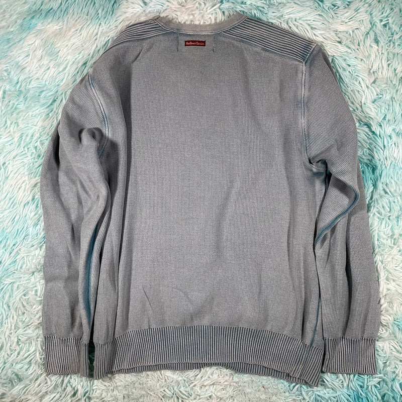 Vintage 00s Blue Marlboro Classics Ribbed Sweatshirt - Large
