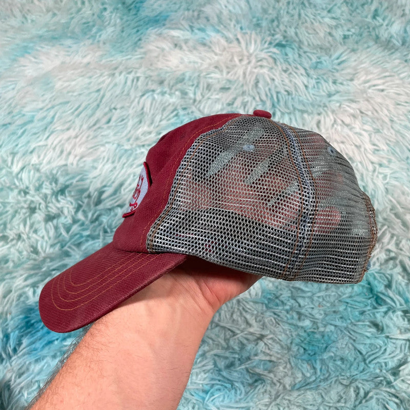 Vintage Burgundy Von Dutch Trucker Cap