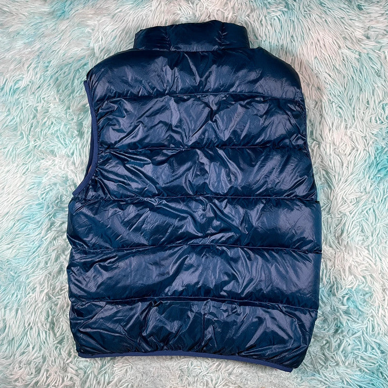 Vintage 90s Navy Montbell Puffer Gilet Jacket - Small