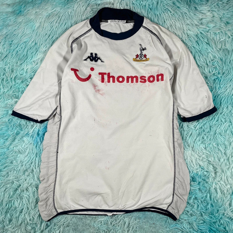 Vintage 2002-2004 Tottenham Shirt Kappa Home Kit - Small
