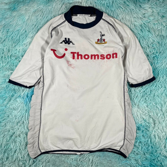 Vintage 2002-2004 Tottenham Shirt Kappa Home Kit - Small
