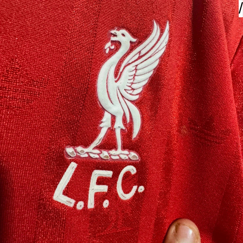 Vintage 1986 Liverpool Shirt Original Adidas Candy - Small