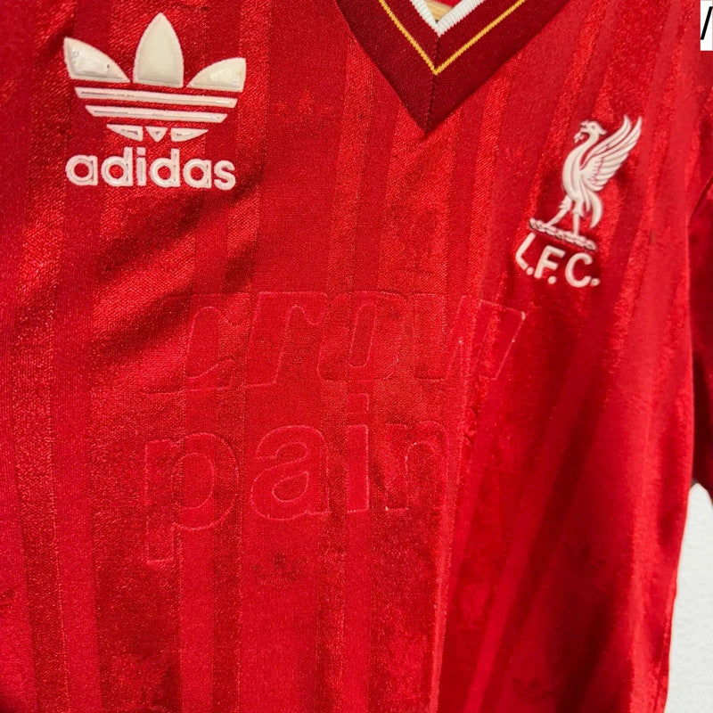 Vintage 1986 Liverpool Shirt Original Adidas Candy - Small