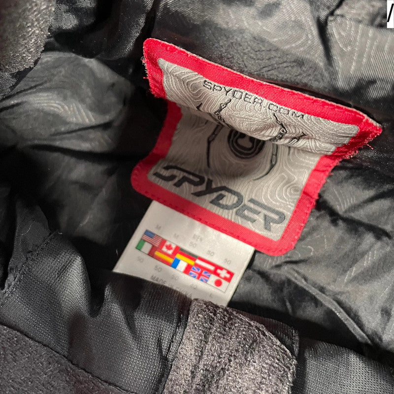 Black Spyder Ski Coat Jacket - Medium