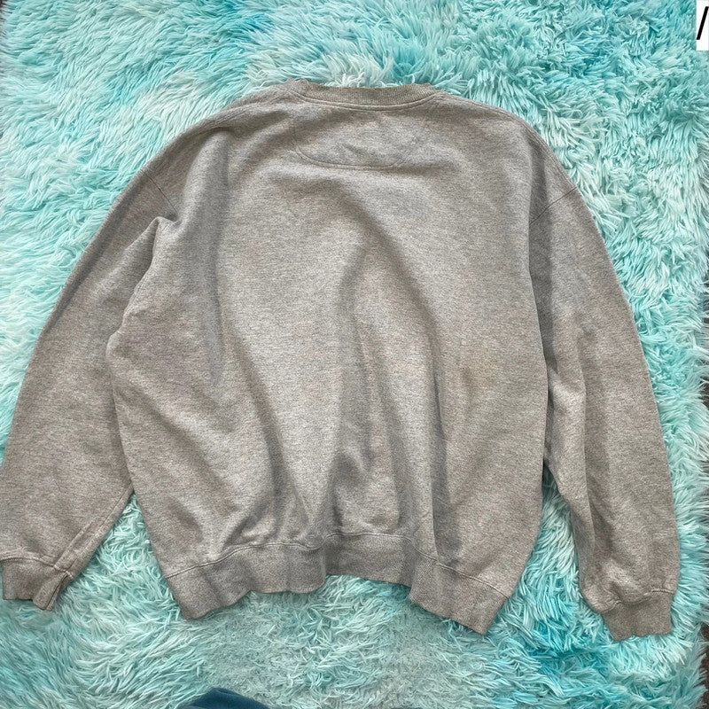 Vintage 00s Grey Champion Sweatshirt Plain - XXL