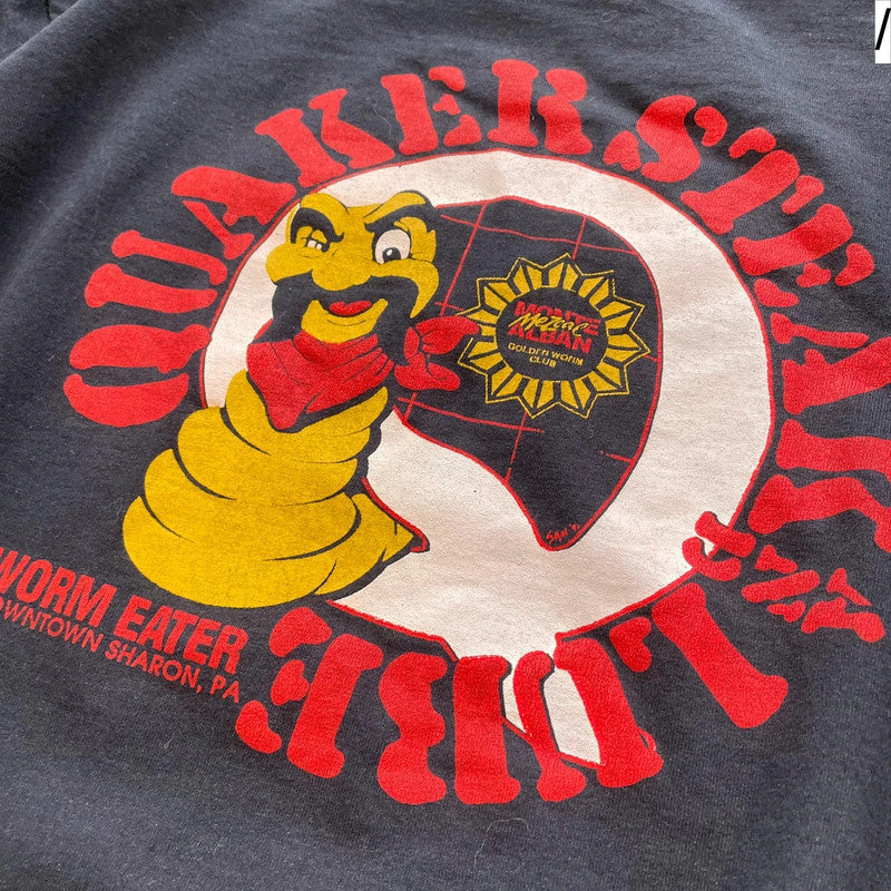 Vintage 90s Black Funny Bar Graphic T Shirt - XL