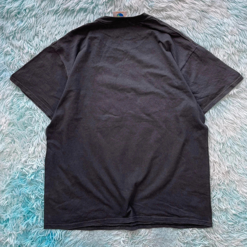 Vintage 90s Black Kongfrontation Ride Universal Studios T Shirt - XL