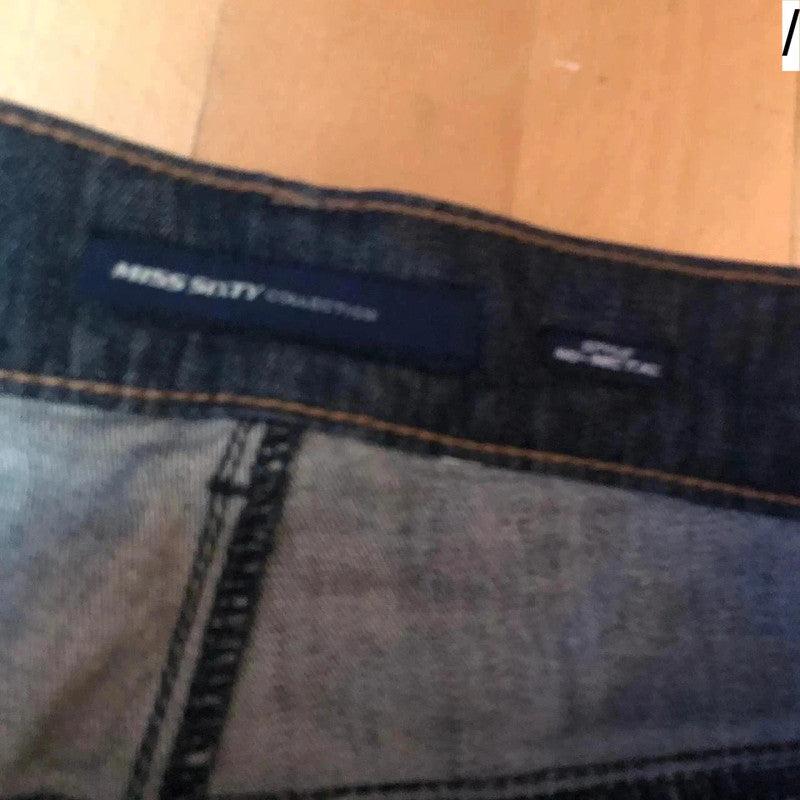 Vintage Navy Miss Sixty Jeans Slim Fit - Size 30 UK12