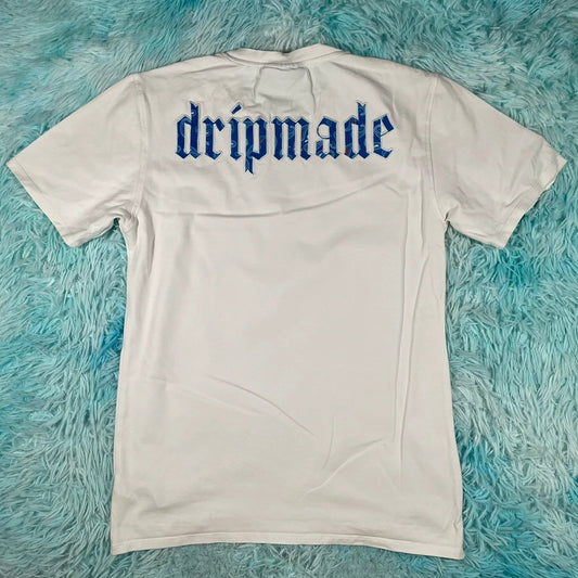 White Dripmade T Shirt - Medium