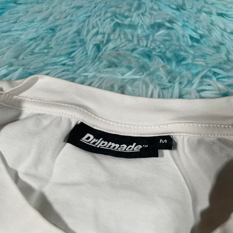 White Dripmade T Shirt - Medium
