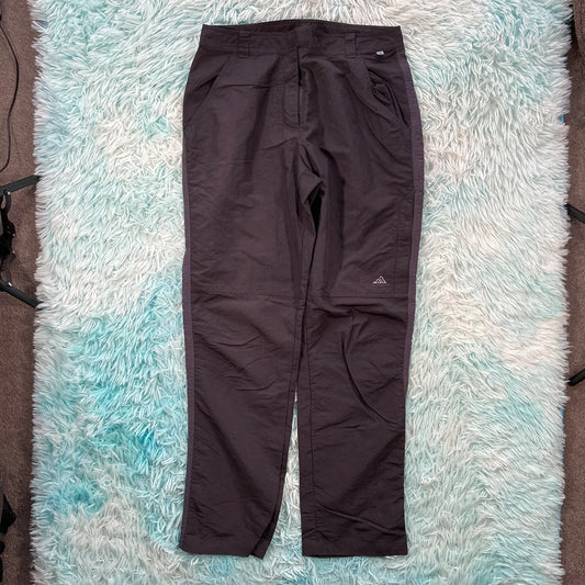 Vintage 90s Dark Grey Adidas Tracksuit Bottoms - Size 14