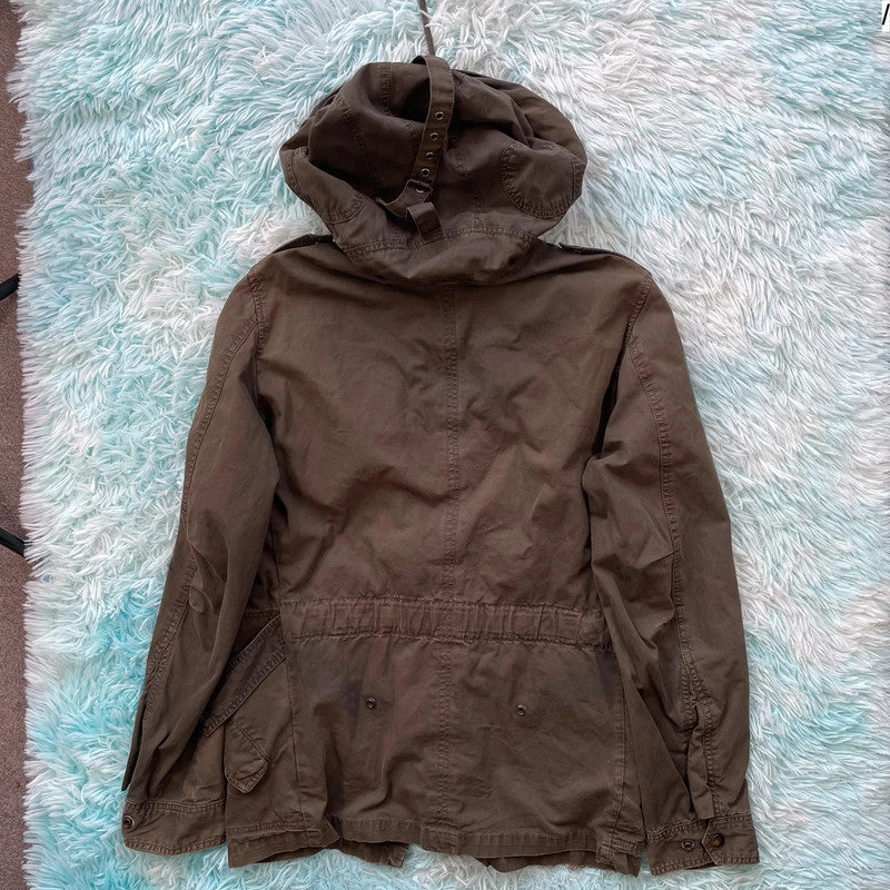 Brown Diesel Utility Bomber Jacket - Large