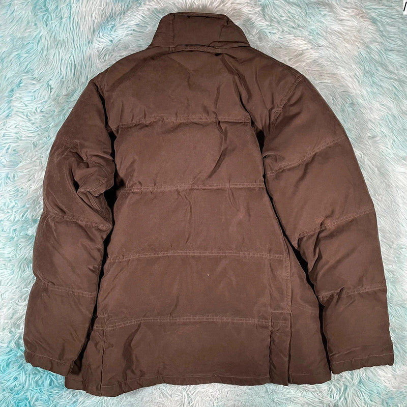 Brown Musto Puffer Jacket Duck Down Feather - Size 12