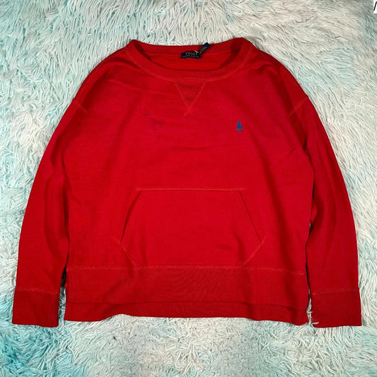 Red Polo Ralph Lauren Jumper - Small