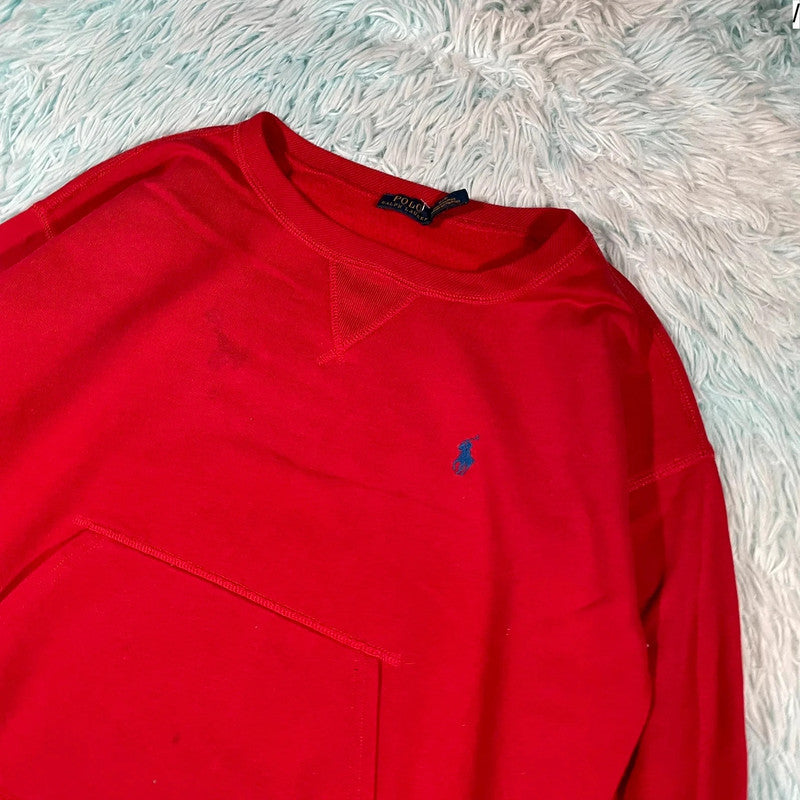 Red Polo Ralph Lauren Jumper - Small