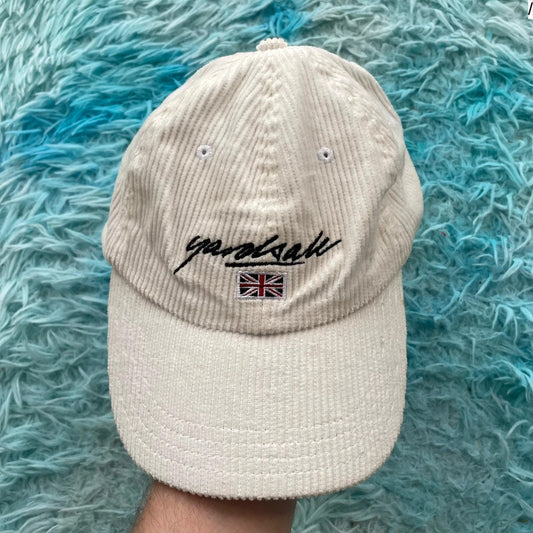 Cream Yardsale Corduroy Cap