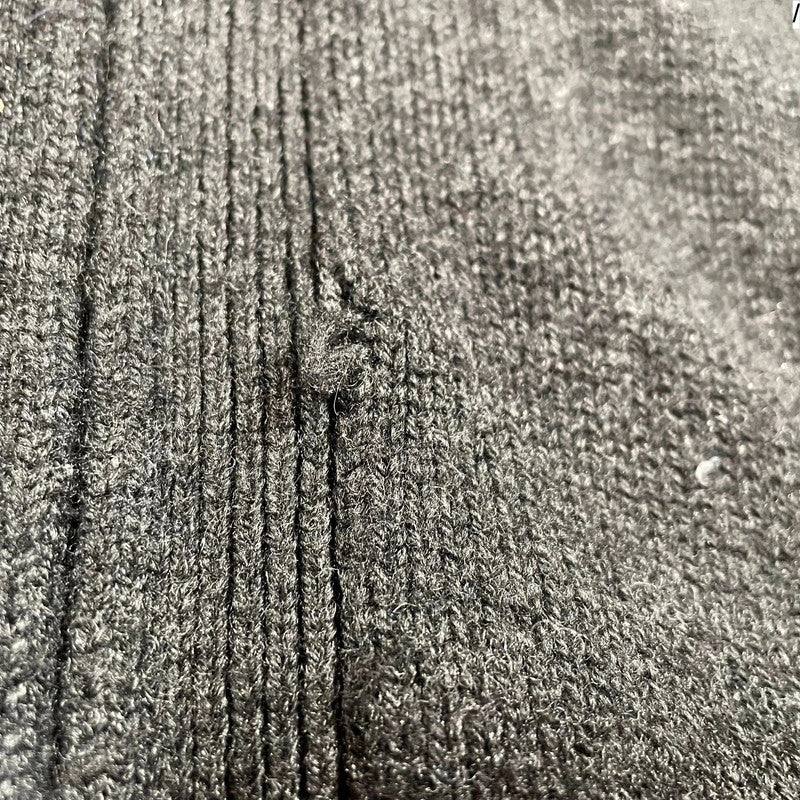 Dark Grey Patagonia Knitted Jumper Full Zip - XL